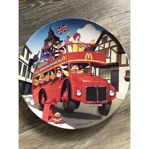 Vintage 2000 McDonald's Collector Plate Great Britain Double Decker Bus. Vintage